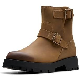 Clarks Premium Dames Ledwick Haley mode laars, donker zand olieachtig, 3 UK, Donker Zand Olieachtig, 36 EU