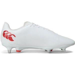 Canterbury Heren Speed Raze Soft Ground Rugby Laarzen, Wit, 46.5 EU