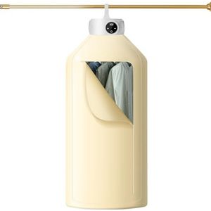 Uten Draagbare warmtepompdroger, elektrische wasdroger, klein met timer/automatische uitschakeling, mini-droger voor zakenreizen, studentenwoningen, woningen, hotels, campings