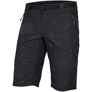 Endura heren baggy shorts hummvee, zwart (black camo), XXL