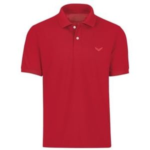 Trigema Deluxe Piqué poloshirt voor heren, rood (kersen), 5XL