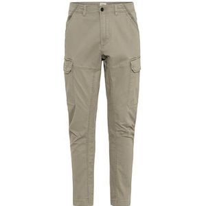 camel active Tapered Fit cargobroek voor heren, Kaki, 36W x 38L