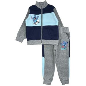 Lilo & Stitch joggingbroek voor jongens, comfortabel en stijlvol, leuk Hawaiiaans design voor kinderen, Grijs, Eén maat