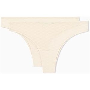 Emporio Armani - All Over Eagle Mesh - Brazilian Slipje - 2 Eenheden