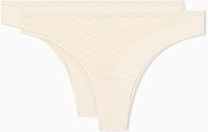 Emporio Armani - All Over Eagle Mesh - Brazilian Slipje - 2 Eenheden