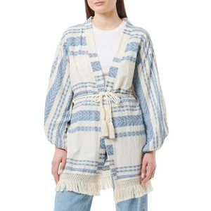 EYOTA dames kimono, blauw, M