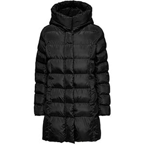 ONLY Dames ONLNEWLINA buffer Coat OTW gewatteerde jas, zwart, M (4-pack)