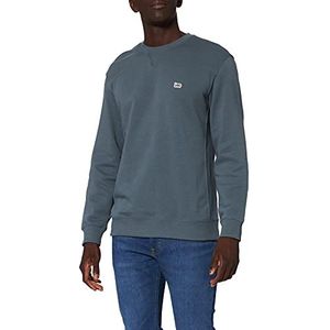 Lee Mens Plain Crew Sweatshirt, Dark Slate, XL