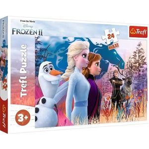 Trefl, Puzzel, Disney Frozen 2, 24 Maxi elementen, Toverreis, voor kinderen vanaf 3 jaar