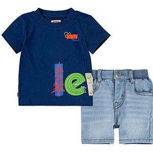 Levi's Kids Pyjama Set voor jongens, Estate Blauw
