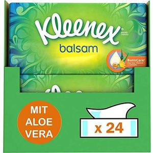 Kleenex Balsam zakdoek-box, aloë vera & calendula 4-laags, 24 x 56 doeken