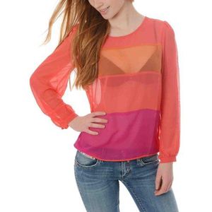 Herrlicher Dames Colorata chiffon blouse, meerkleurig (Grace 328), 38/40 NL