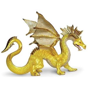 Safari Ltd. 10118 Dragon Dragon Dragon Model, Goud, Rood, S