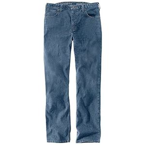 Carhartt Heren Jeans Rugged Flex Straight Tapered, Kleur: Houghton, Maat: W34/L36, Houghton, 34