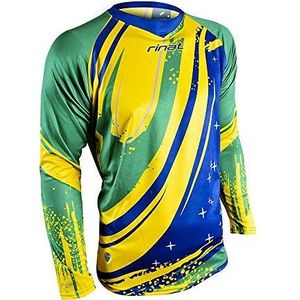 Rinat Flags keeperstrui, uniseks, volwassenen, geel/groen/blauw, AXL