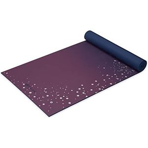 Gaiam Yogamat, premium print, extra dik, antislip, oefen- en fitnessmat voor alle soorten yoga, pilates en vloertrainingen, sublieme lucht, 6 mm