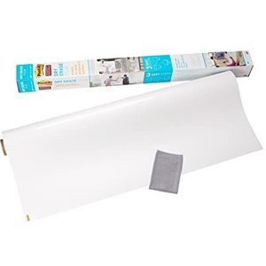 Post-it, Post-it Super Sticky Tafel, afwasbaar, muursticker, wit, 121,9 x 243,8 cm