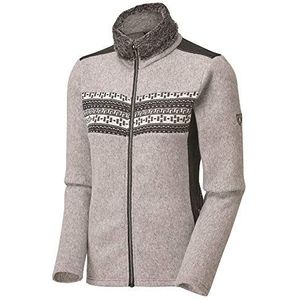 Dare 2b Overawe sweatshirt met capuchon met ritssluiting en afneembare kraag van namaakbont, voor dames, Mid Grey, FR: 3XL (maat fabrikant: 20)