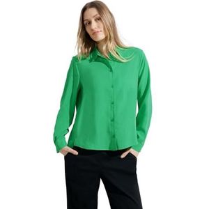 Cecil Dames Solid Short Blouse, Celery Green, M