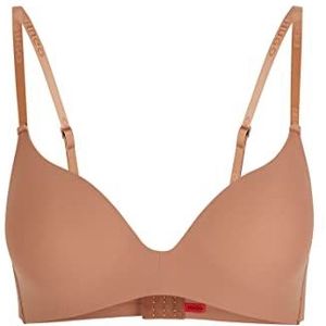 HUGO Dames LAS.Cut Wireless_Bra, Medium Beige260, 85D