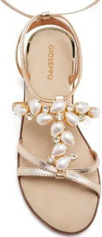 Sandalen - Metallic - Leer/Jute - Gevoerde Binnenzool