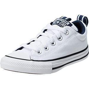 Converse Chuck Taylor All Star Street Hi-Top Sneakers voor kinderen, uniseks, Wit Navy Zwart, 13.5 UK