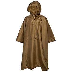 Brandit Ripstop poncho voor heren, camel, One Size