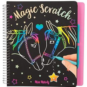 Depesche 10866 kleurboek Magic Scratch Book, Miss Melody, ca. 20 x 19,5 x 2 cm