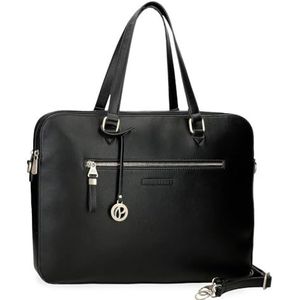 Pepe Jeans Elia bagagetas voor dames, Zwart, Eén maat, Laptoptas