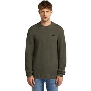 G-STAR Honey Comb Structuur Knit, grijs (Asfalt D27106-d631-995), XS