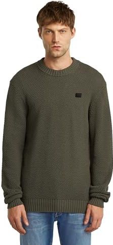 Honey Comb Structure Knit - Grijs - Heren