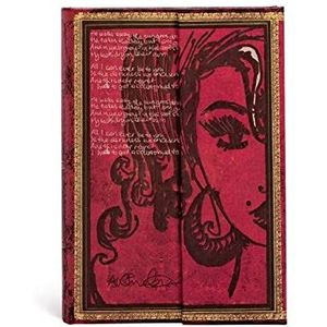 Paperblanks Dagboek met harde kaft Amy Winehouse, Tears Dry | Gelinieerd | Mini (100 × 140 mm)