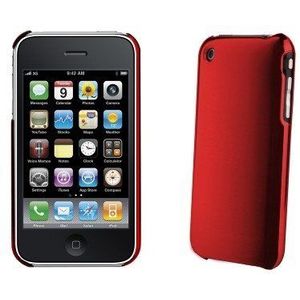 Logotrans Eternity Series Hard Back Cover voor Apple iPhone 3G/3GS Rood