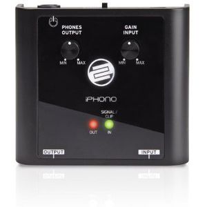 Reloop iPhono 2 Phono/Line USB-opname-interface en geluidskaart - Digitalisering en archivering van vinylplaten, cassettes, minischijven of livesets, (zwart)
