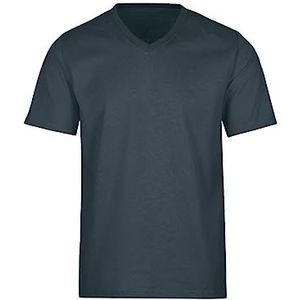 Trigema T-shirt voor heren, grijs (antraciet 018), 5XL