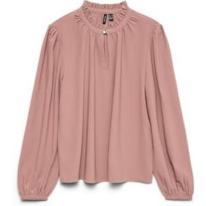 VERO MODA - VMANI - Blouse - Oudroze - Wijde Blouse met Pofmouwen
