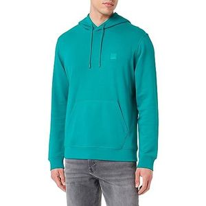 BOSS heren Sweatshirt met capuchon Wetalk, Dark Green303, XL