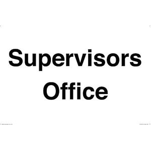 Supervisor's Office Tekenbord - 600x400mm - A2L