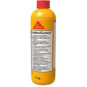 Sika - SikaCeram LatexGrout, wit - kunsthars-latex voor cementplamuurmassa - voor vloeren met hoog voetgangersverkeer - 1 kg fles