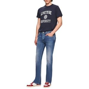 LTB Jeans Heren Tinman 400 - Bootcut Mid Rise Basic-5-Pocket Medium Wash Blauw van katoenmix - maat W33L34, blauw, 33W / 34L