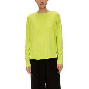 s.Oliver BLACK LABEL Gebreide damestrui, geel, 38