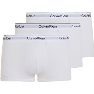 Calvin Klein heren kofferbak Trunk 3pk, Wit/Wit/Wit, XL