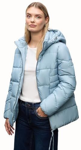 STREET ONE - Gewatteerde Jas - Sterling Blue - Met Capuchon - 2 Ritszakken