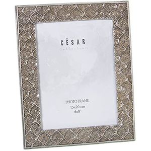 DRW Fotolijst, zilver, reliëf, kunsthars, voor 15 x 20 cm, 20 x 25 cm