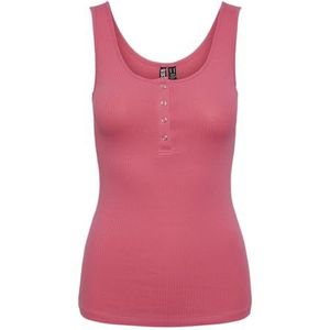 PIECES Dames Pckitte Tank Noos Bc Top, roze (hot pink), M