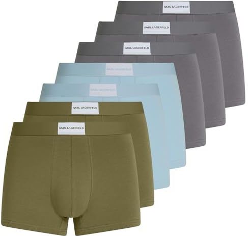 KARL LAGERFELD - Essential Logo Trunk - Olive-Clear Sky-Excalibur - 7 Stuks