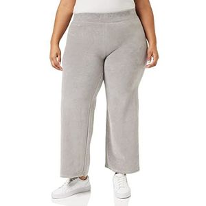 NA-KD Velours broek voor dames, Grijs, 32