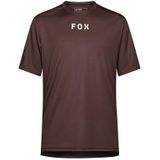 Fox - Ranger Wordmark Shirt - Sportshirt - Zwart - Gerecycled Polyester - Zweetafvoerende Mesh Stof