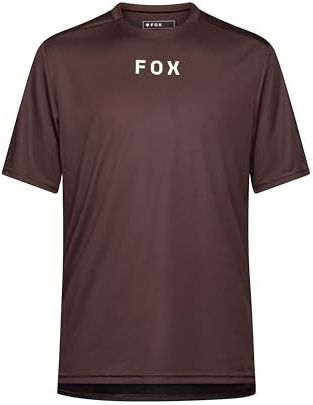 Fox - Ranger Wordmark Shirt - Sportshirt - Zwart - Gerecycled Polyester - Zweetafvoerende Mesh Stof