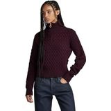 G-STAR RAW Chunky Skipper Knit Wmn Sweater voor dames, Paars (Lt Maze D23922-d170-8880), S